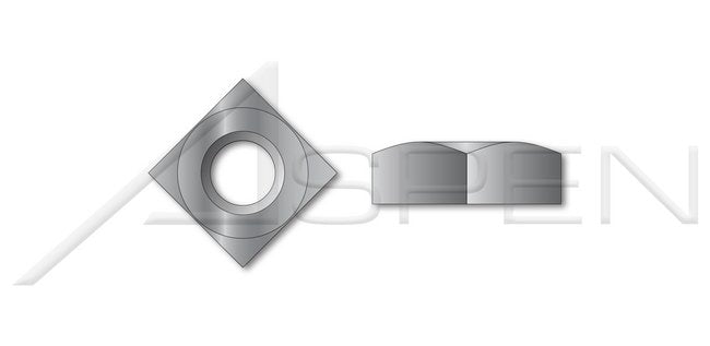 Steel Hot Dip Galvanized Square Regular Nut - Image 1