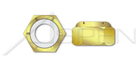 Hex Nylon Insert Stop Brass DIN 985 Metric Lock Nut