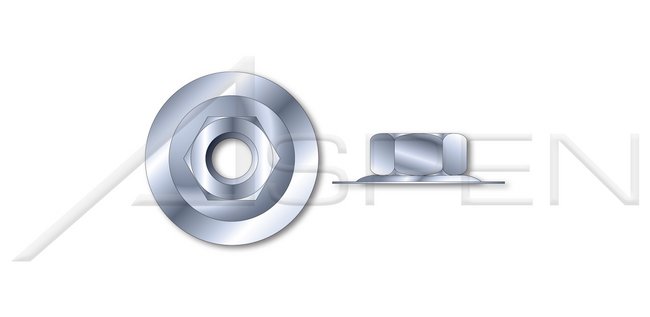 Hex K Free spinning Conical Washer Steel Zinc Plated Lock Keps Nut - Image 1