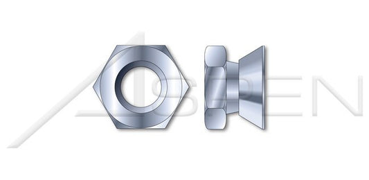 Steel Zinc Plated Tamper Resistant Break Away Security Nut - Image 1