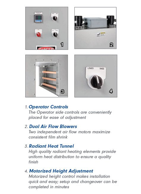 5.9 Inch Electric Heat Tunnel for Shrink Sleeve Labeling - Image 2