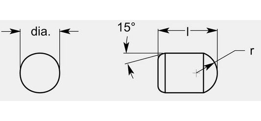Compact Conical/Cones with 15° Angle, 0.504/0.514 in Diameter - Image 1