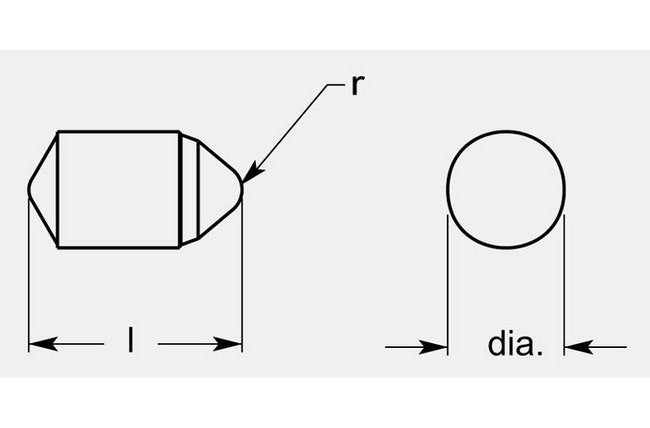 Double Cone Point - 0.475 / 0.481 in Diameter - Image 1