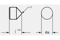 Ultra-Met® Cone Point - 1.240 / 1.260 in