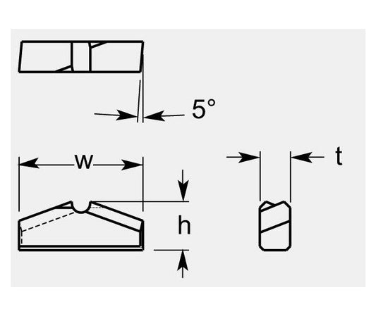 Ultra-Met Roof Bit - 1 1/32 in Width - Grade Available - Image 1