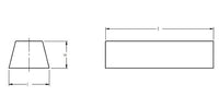 Ultra-Met Trapezoid Cutting Tool Inserts