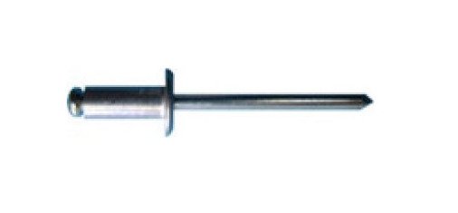 Ornit Open End Dome Blind Rivet - 3.2mm x 12.0mm, Aluminum Alloy AA 5052 - Image 1