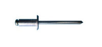 Ornit Open End Dome Blind Rivet - 3.2mm x 12.0mm, Aluminum Alloy AA 5052