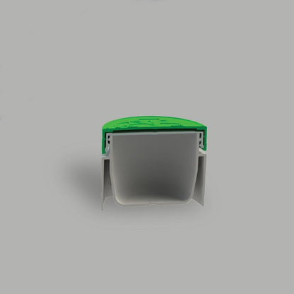 3 oz Open Bottom Flush Wall Profile Plastic Jar - Image 2