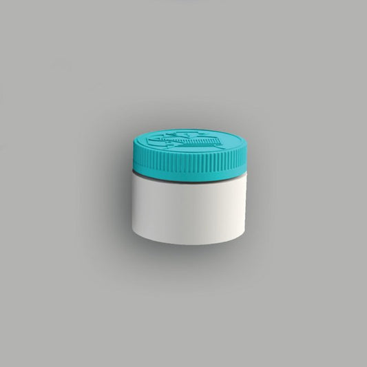 6 oz Open Bottom Flush Wall Profile Plastic Jar - Image 1