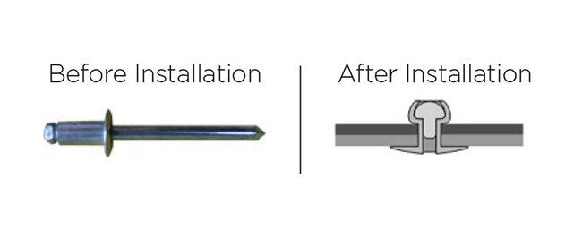 Ornit 4.0mm Open End Steel Dome Blind Rivet - Image 2