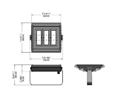 OptoElectronix ULF129WE-K50C70L23000 Flood Light - Image 2