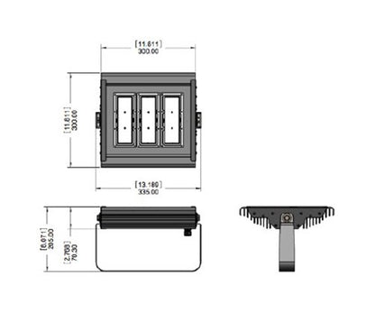 OptoElectronix ULF129WE-K50C70L23000 Flood Light - Image 2