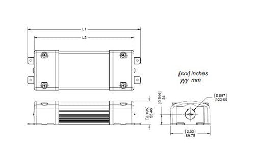 OptoElectronix Linear Luminaire - Cool White, 24in, 5000K, 2500 Lumens - Image 2