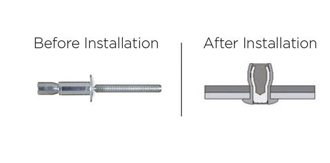 OR-Bolt Steel Protruding Head Rivet 14.5mm Body Length - Image 2
