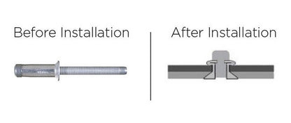 Orlockâ¢ 29.5mm Aluminum 100 Degree Countersunk Head Rivet - Image 2