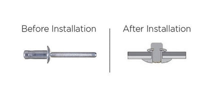 Orlockâ¢ 6.4mm Steel Protruding Head Rivet - Image 2