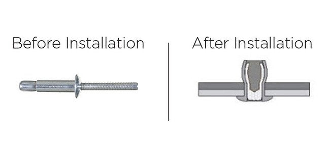 Ornilock Steel Protruding Head Rivet 6.5mm x 20.5mm - Image 2