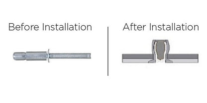 Ornilock Steel 16.7mm Countersunk Head Rivet - Image 2