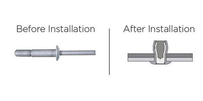 Ornilock Aluminum Protruding Head Rivet - 4.8mm x 10.5mm - Image 2