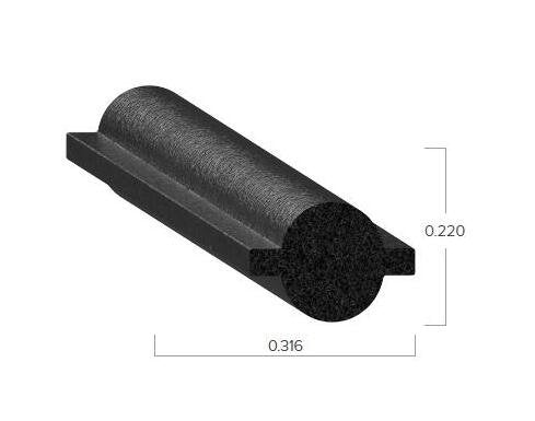 Uni-Grip 0.316x0.220 in Rubber Seal - Image 2