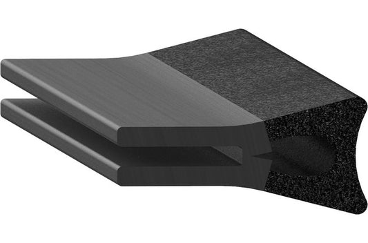 Uni-Grip Rubber Seal - 0.400" Width x 0.750" Height - Image 1
