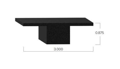 Uni-Grip Rubber Seal - 3.000" Width x 0.875" Height - Image 2