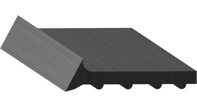 Uni-Grip 0.163x0.706 Inch Rubber Sponge Seal - Image 1