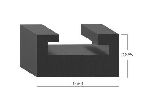 Uni-Grip Rubber Seal - 1.680"W x 0.865"H - Image 2