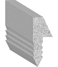 Uni-Grip 0.250" x 0.625" PVC Seal - White (Pedestal Mount)