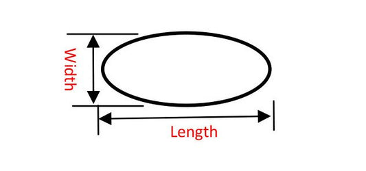 16 Millimeter (mm) Width Oval Zero Clearance Tooling Punch - Image 1