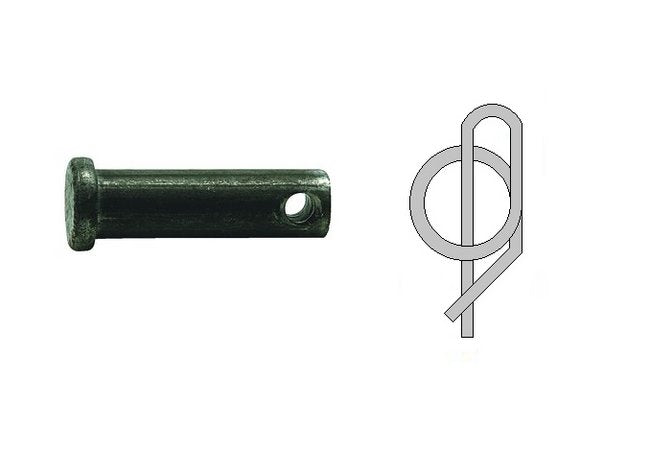 E-Trac 8 Steel Clevis and Safety Pins - Load Bar Attachment - Image 1