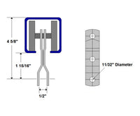 E-Trac 8 Standard H Attachment - Chain Load Wheel Attachment