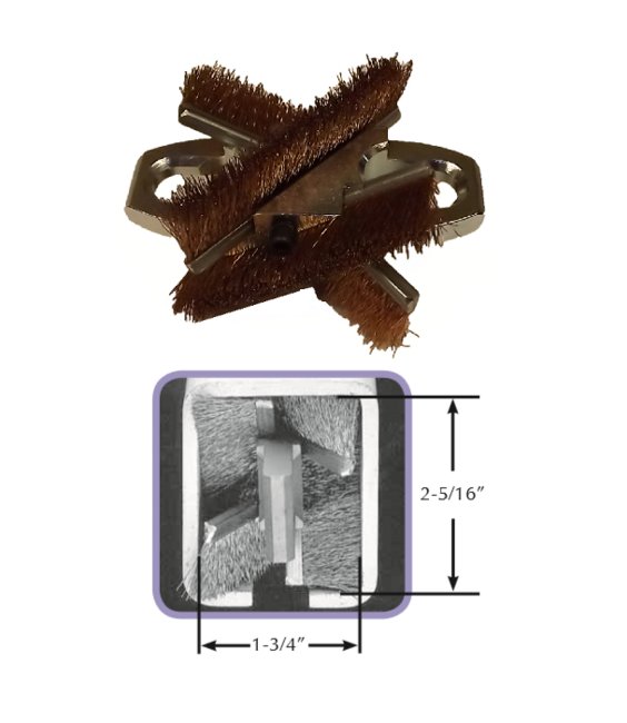 E-Trac 6 Track Brush Cleaner for Overhead Conveyors - Image 1