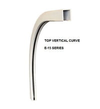 Steel E-Trac 6 Top Vertical Curve Conveyor - 24in Radius, 30 Degree Angle