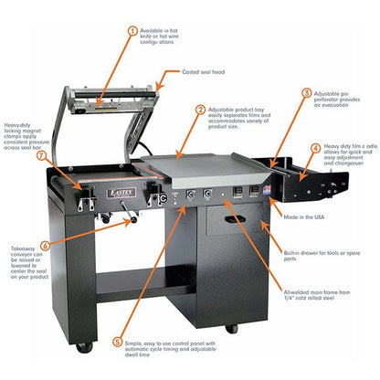 Professional 70 Inch Semi-Automatic L-Sealer - Image 2