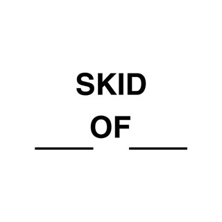 3x5 Skid Label Production Label - Image 1
