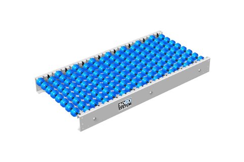 Heavy-Duty Double Wheel Conveyor - 60mm Axle Pitch, 400mm Width, 2500mm Length - Image 1