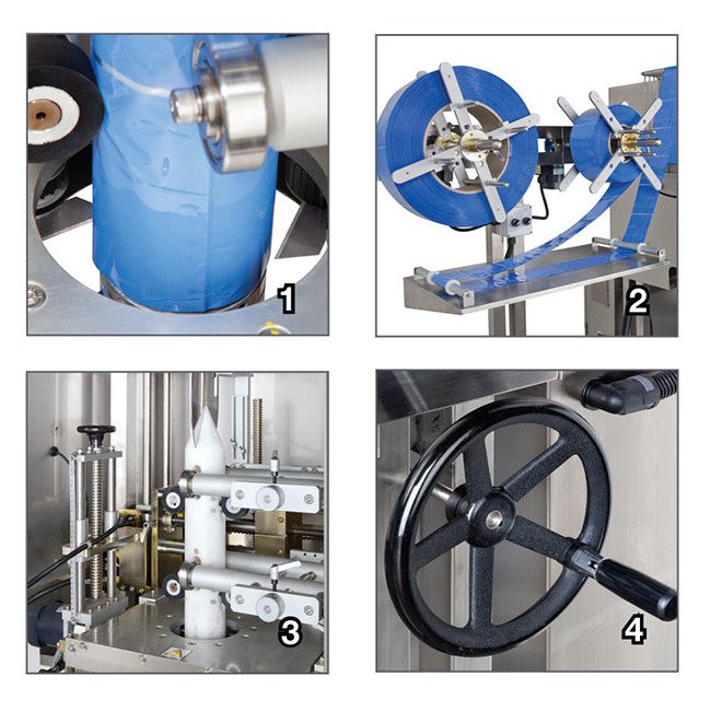 LX-150 Tamper Evident Banding and Shrink Sleeve Labeling Machine - Image 3