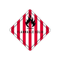 4" x 4" Flammable Liquid Labels
