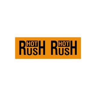 3x10 Inch 'Hot Rush' Pallet Corner Labels - Image 1