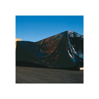 Heavy Duty Black Poly Sheeting - 4 Mil, 20' x 100' - Image 1