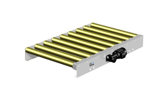Industrial Driven Pallet Roller Conveyor - 1370x750mm with Gear Motor - Image 1