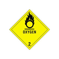 Oxygen - 2 Hazard Labels