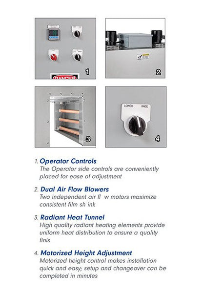 OAL Classic Radiant Heat Shrink Tunnel for Sleeve Labeling - Image 2