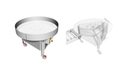 SOCO 1200mm Rotary Accumulation Table - Image 2
