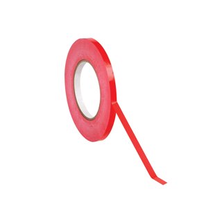 Red Bag Tape, 3/8" x 180 yds, Pack of 96 - Image 1