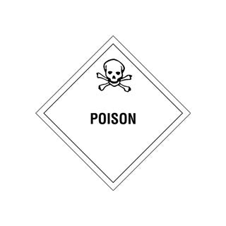 4" x 4" - Toxic Labels - Image 1