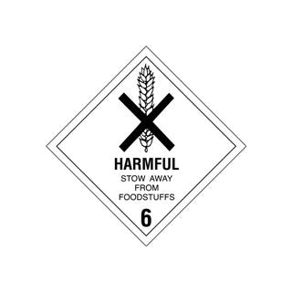 D.O.T. Hazard Labels - Harmful - 6 (4" x 4") - Image 1