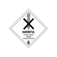 D.O.T. Hazard Labels - Harmful - 6 (4" x 4")